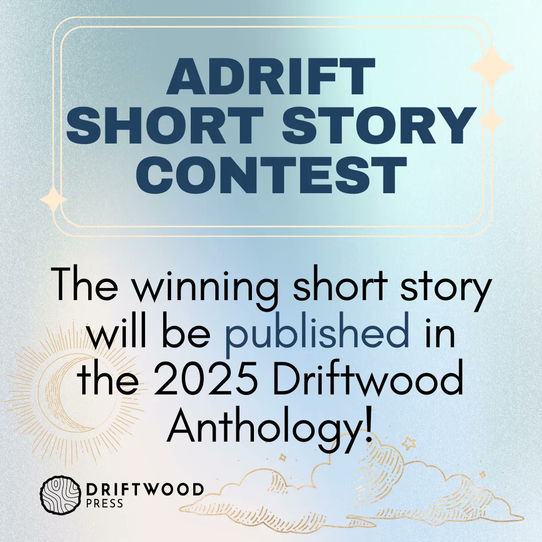 The annual Adrift Short Story Contest is open! The winner will be published, interviewed by the editors, receive a prize, and more! Contest details in link in bio. Deadline July 15th. Share with your writer friends! #writingcontest #shortstorycontest #fiction #writing #shortstory