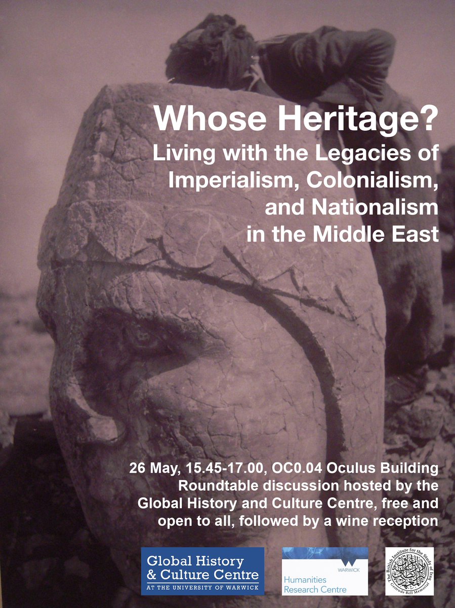 Have you registered for the GHCC Annual Conference? *Archaeology, Antiquity, and the Making of the Modern Middle East: Global Histories 1800-1939* 25-26 May 2023 @WarwickHistory. To attend in-person or online, register here: warwick.ac.uk/fac/arts/histo… Deadline: 23 May 2023.