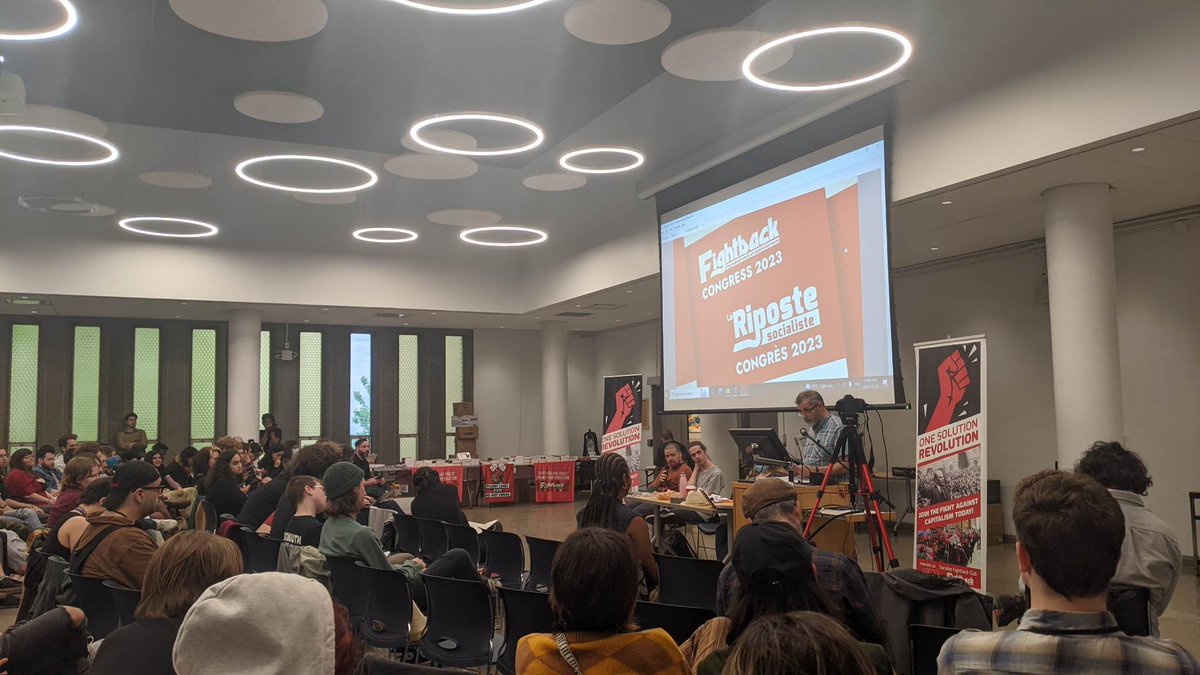 apmarxist's tweet photo. Socialist Congress of Fightback section of International Marxist tendency in Canada going on
International solidarity with workers of the world
#Nowsocialism
#Endcapitalism
#JoinIMT https://t.co/fiItnxlGJP