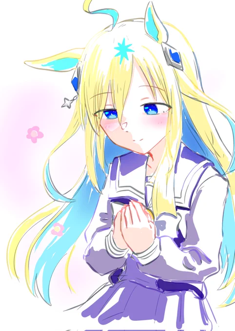 #ウマ娘 #ネオユニヴァース 誕生日おめでとう!!!!!!!!ユニちゃん!!!!!!