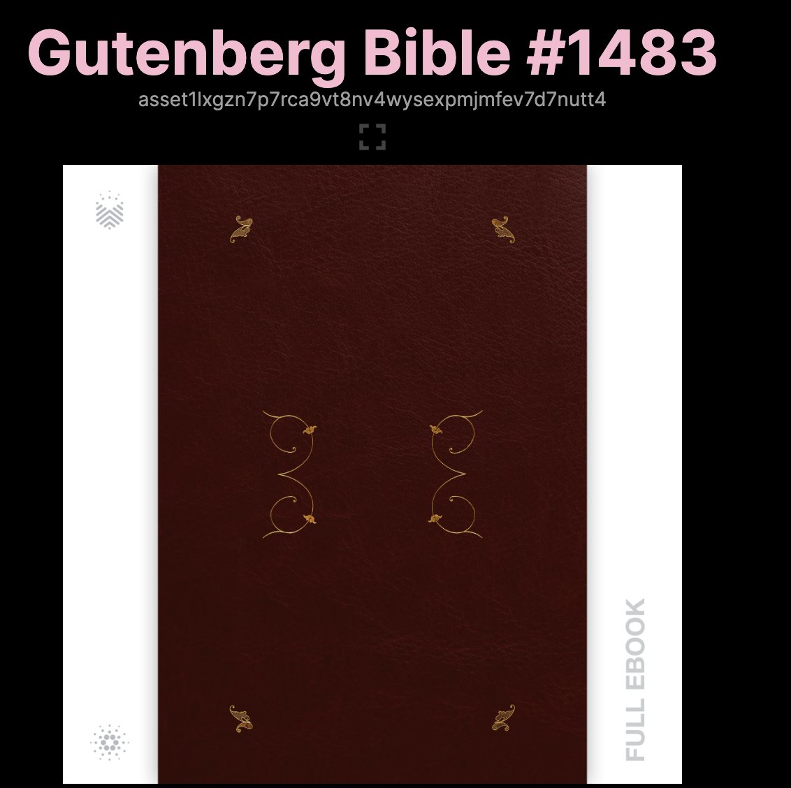 We've met a lot of new friends at #VeeCon interested in what we do. 

It all started with the Gutenberg Bible Mint, so here's your chance to win one. 

To win: like, RT, and follow <a href="/book_io/">Book.io</a> and <a href="/garyvee/">Gary Vaynerchuk</a>. 

@Veecon #VeeCon2023 #OGBookClub #Algorand #Cardano #Ethereum #Polygon