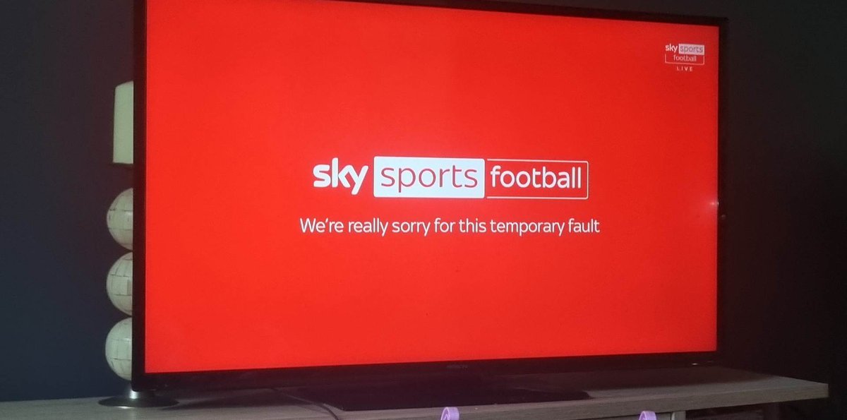 Imagine it being the last 2 minutes of extra time in a playoff game and you get this from sky. Imagine no more