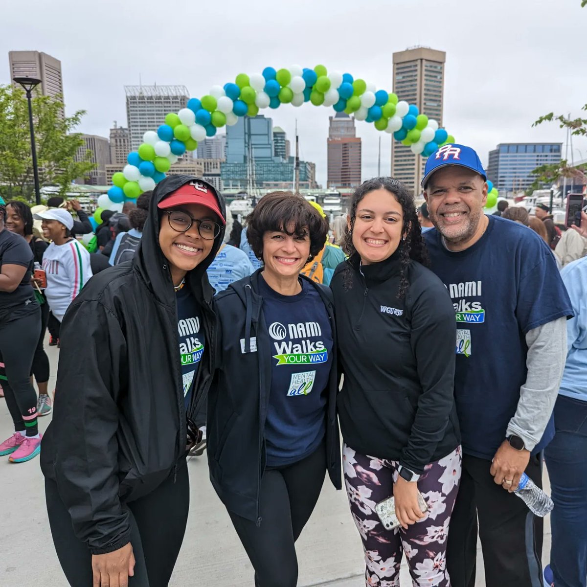 So excited #NAMIWalks #Maryland happened in person today!!! Thrilled the whole family could make it. And we reached our goal ($250K) but there is still time to go over the goal in the coming weeks. Link in comments. #Together4MH