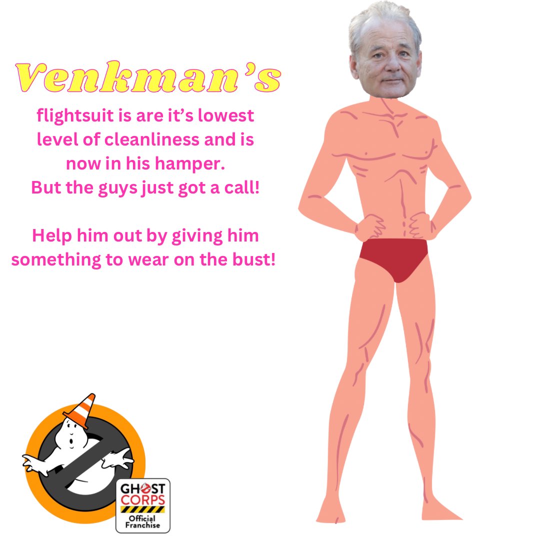 GlasgowBusters's tweet image. Help ol Pete out! #ghostbusters #petervenkman #petevenkman