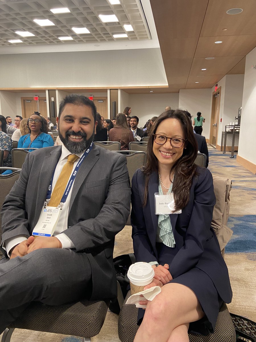 JRomanMD's tweet photo. Great presentations by my colleagues Dr. Julie Barta (diversity in clinical trials) and Dr. Saqib Baig (role of government in access to care) at ATS2023.  Bottom line: engaged and activated patients are best partners to reduce disparities and improve healthcare access. https://t.co/8HCWXHuXBh