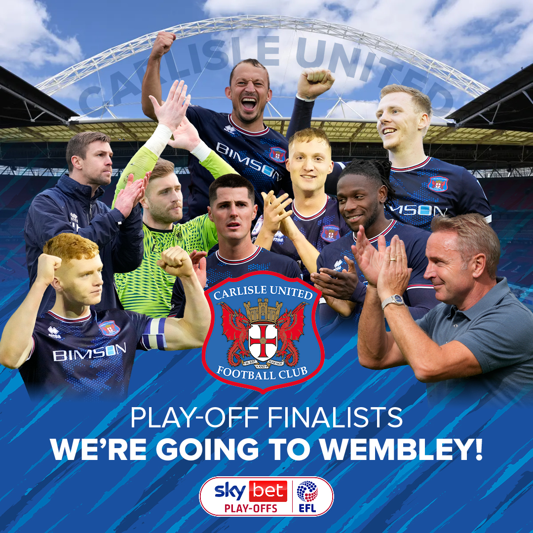 THAT'S FULL TIME, WE'RE GOING TO WEMBLEY! #cufc