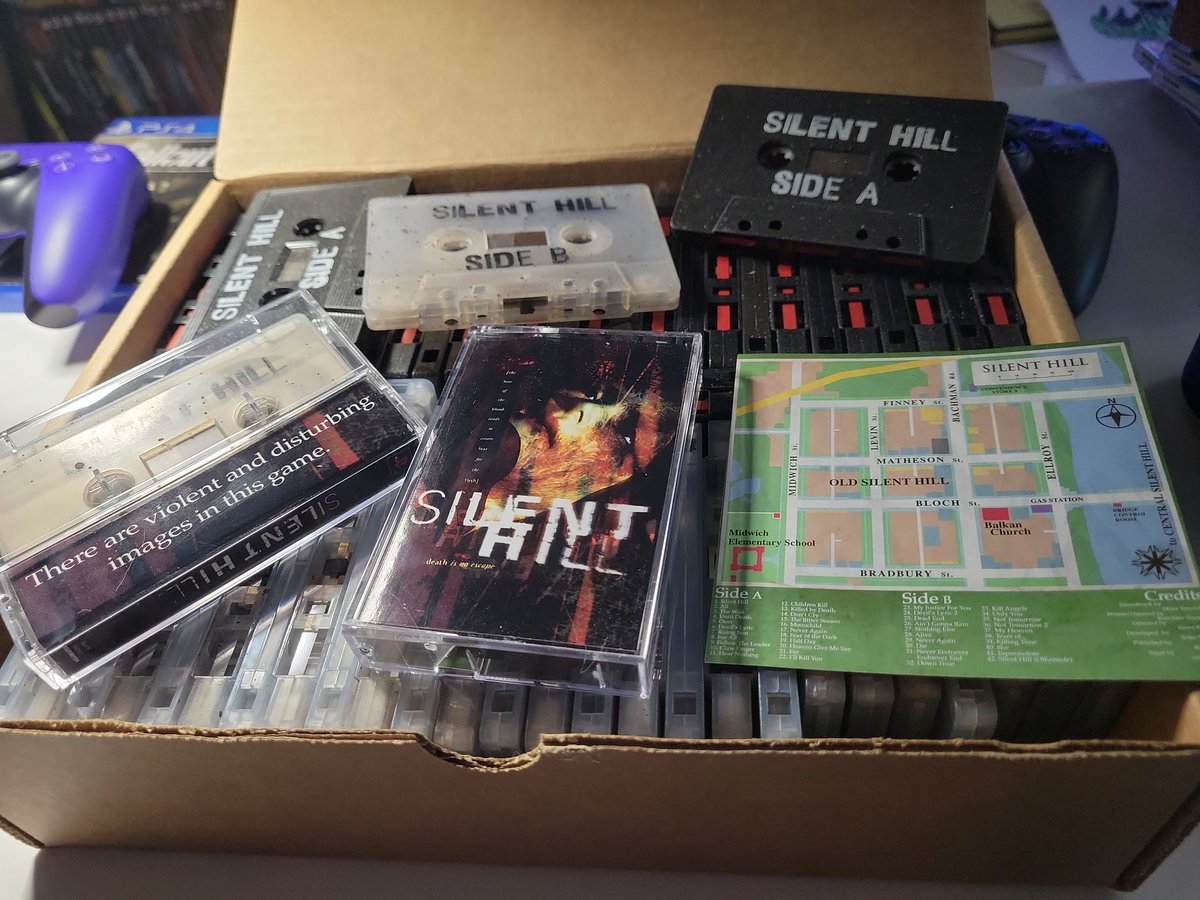 SILENT HILL OST
CASSETTE TAPES
MAY 26 NOON CST