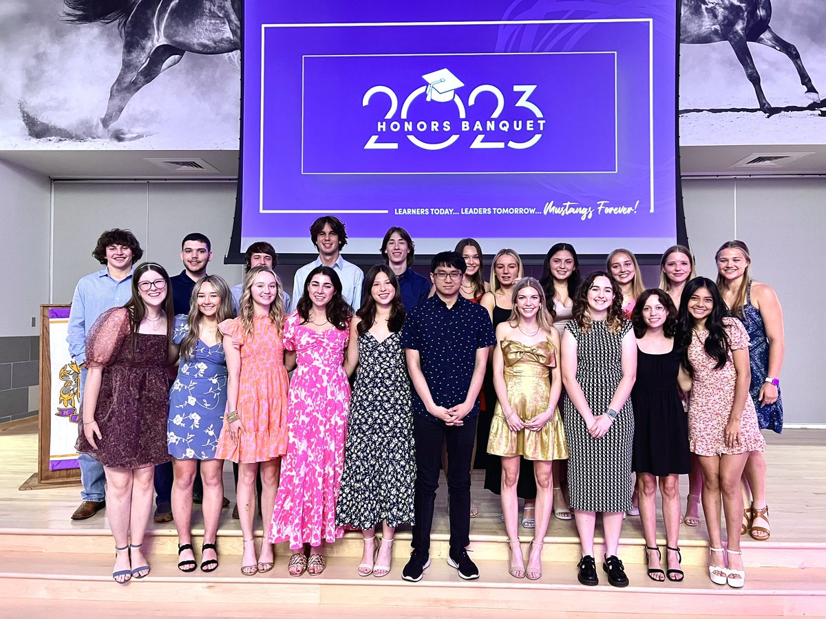MarbleFallsISD's tweet photo. Congratulations to the seniors graduating in the top 10% of the Class of 2023! 

We honored these students, their families, and educators at the @MFEdFoundation Honors Banquet for their hard work and commitment to their studies. https://t.co/Z72In7MIBk