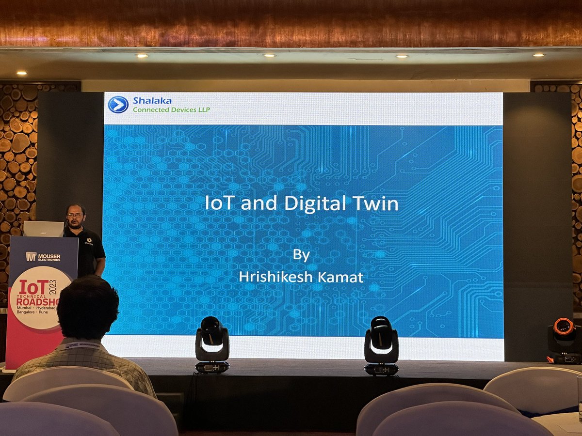 HrishikeshComet's tweet photo. Gave a talk at the @MouserElec IoT technical Roadshow Mumbai - on IoT and digital twin with focus on automotive as an example. @efycon @EFYmagonline #IoTConference
#TechTalks
#SmartTech
#ConnectedWorld
#FutureOfIoT
#DigitalTwins #automotive #electronics #IoT #entrepreneur #EV https://t.co/TfFykoXW3W