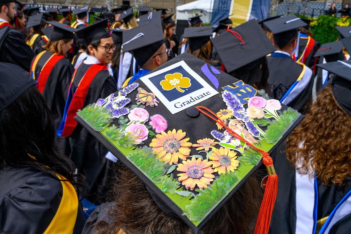 This morning we celebrated those graduates receiving Master's and doctoral degrees at the Graduate School Commencement. We are proud of their many accomplishments and know they will do much good in the world. Congratulations and God's blessing on all of these graduates!