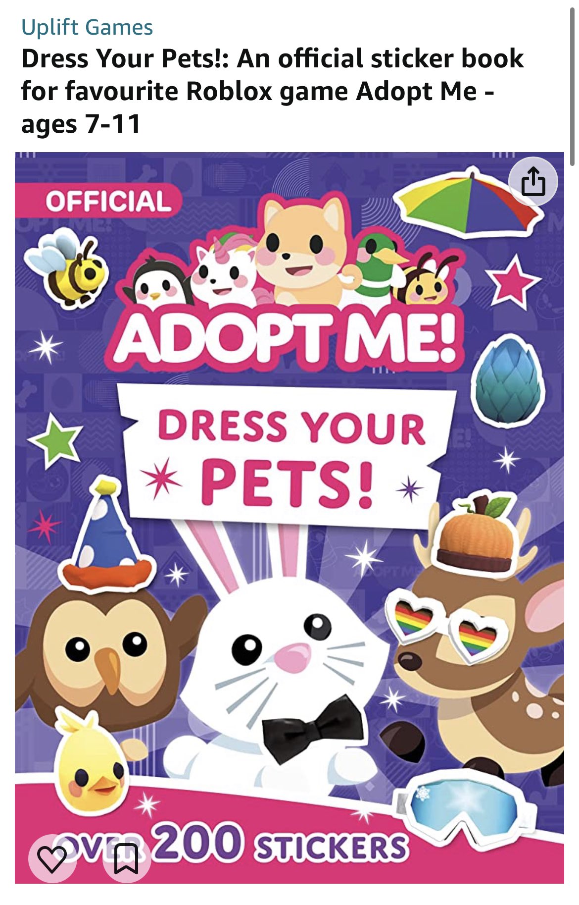 Adopt Me! Dress Your Pets! - by Uplift Games (Paperback)