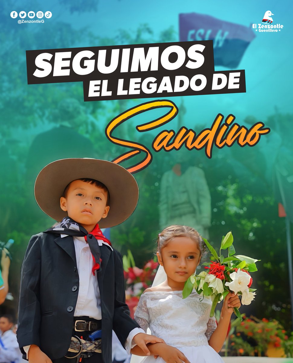 #SandinoLuzYVerdad | "Nosotros iremos hacia el sol de la libertad o hacia la muerte; y si morimos, nuestra causa seguirá viviendo. Otros nos seguirán..." ✊🏻🇳🇮🔴⚫

#MayoVivaSandino 
#ManaguaSandinista 
#2023JuntosVamosAdelante