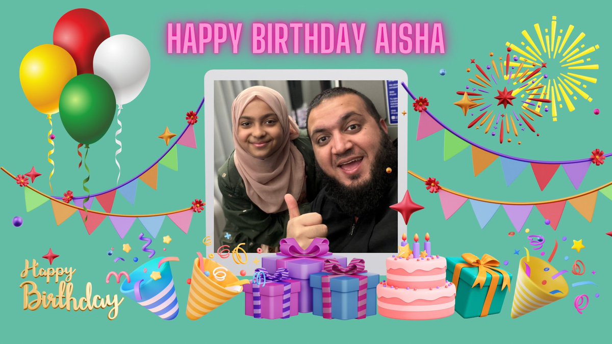 abid_patel's tweet photo. Of course, I had to get the most awesome educators to wish my daughter Aisha, a very Happy 11th Birthday! 🥳
Thank you #InnovateEDU! 🥰
#HappyBirthday #EdTech #EduTwitter #SouthAfrica #CloudEDU https://t.co/4IW3JqLzeT