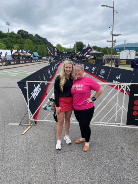 Powerforacure's tweet photo. We are wishing our friends Annie &amp; Taylor all the best as they take on the Chattanooga Ironman this Sunday! Annie is doing the swim, and Taylor will be finishing out with bike and run. Come down to the course to cheer them on! 
https://t.co/yn2C3Z5MM5 https://t.co/SxoZvdGJc4