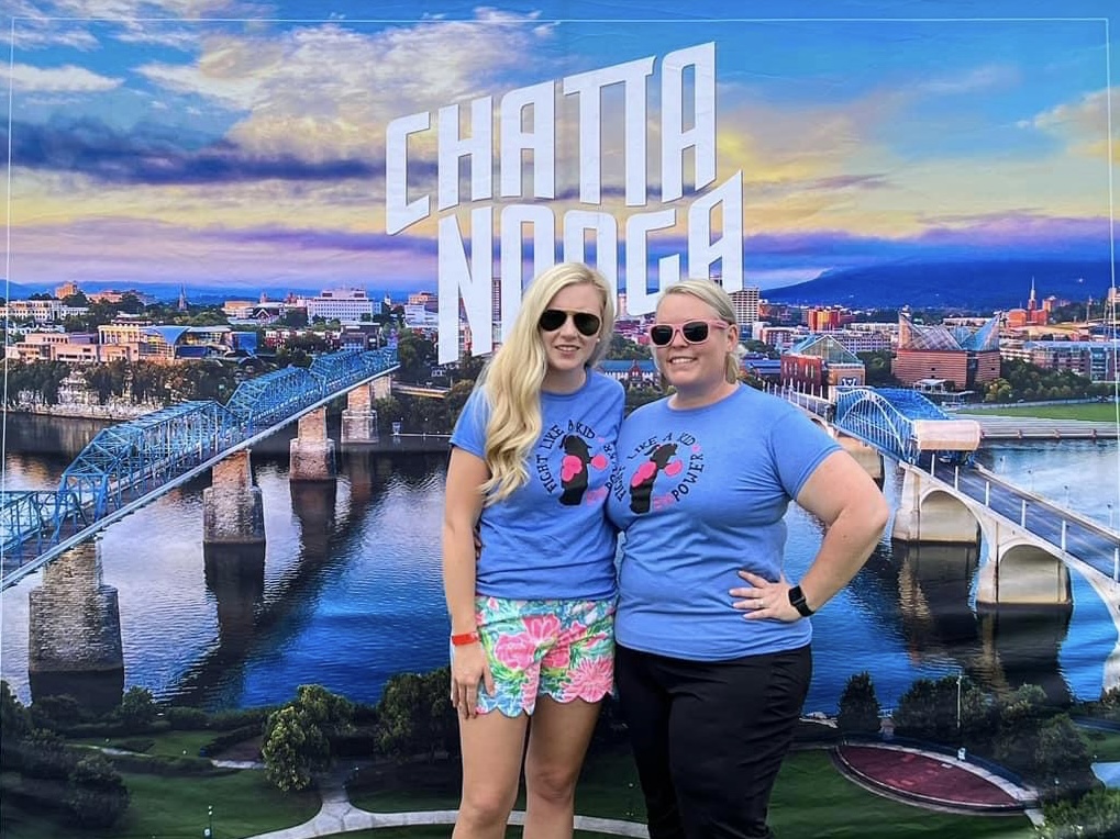 Powerforacure's tweet photo. We are wishing our friends Annie &amp; Taylor all the best as they take on the Chattanooga Ironman this Sunday! Annie is doing the swim, and Taylor will be finishing out with bike and run. Come down to the course to cheer them on! 
https://t.co/yn2C3Z5MM5 https://t.co/SxoZvdGJc4