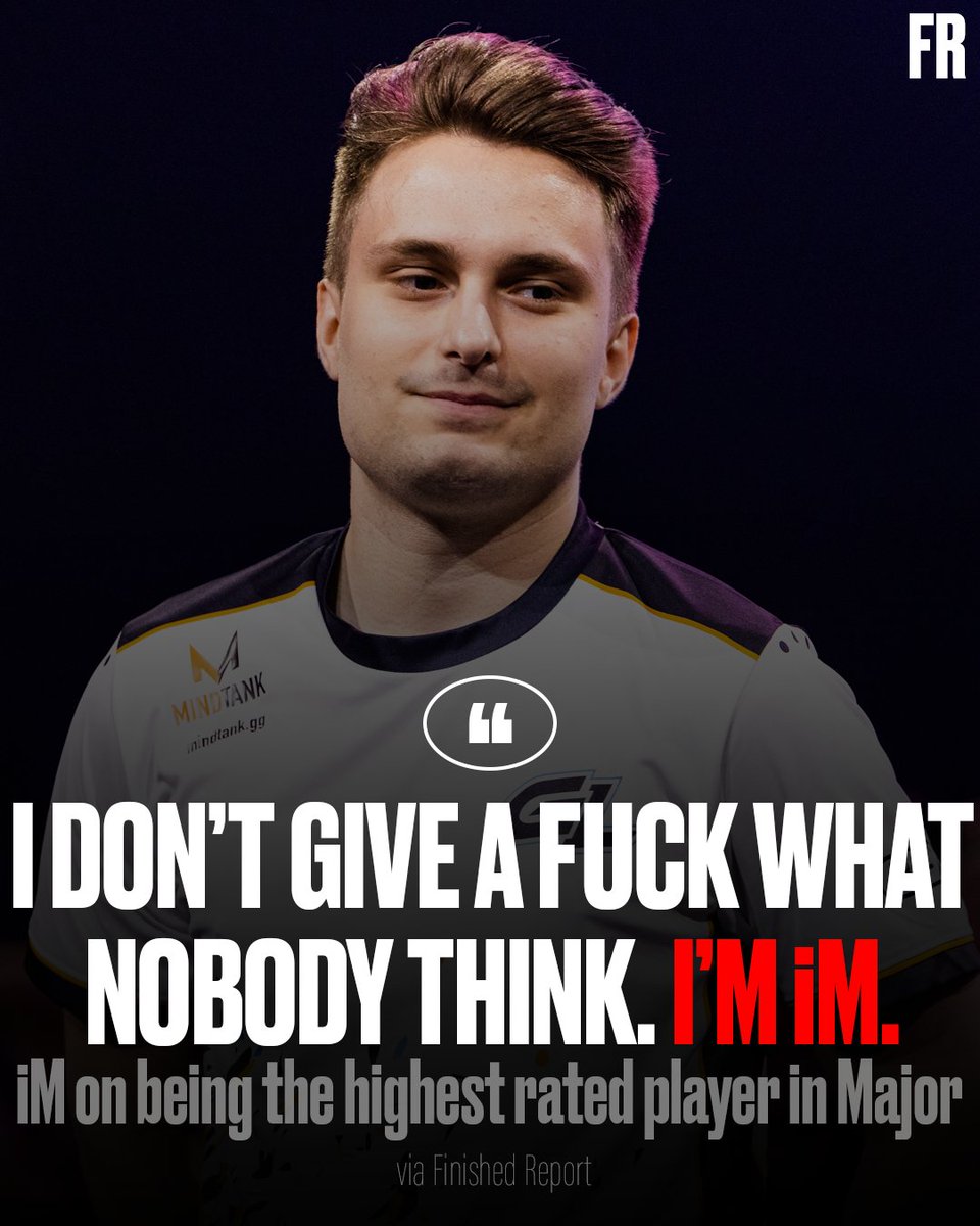 FinishedReport's tweet image. iM isn't fucking around. (Source: Finished Report)