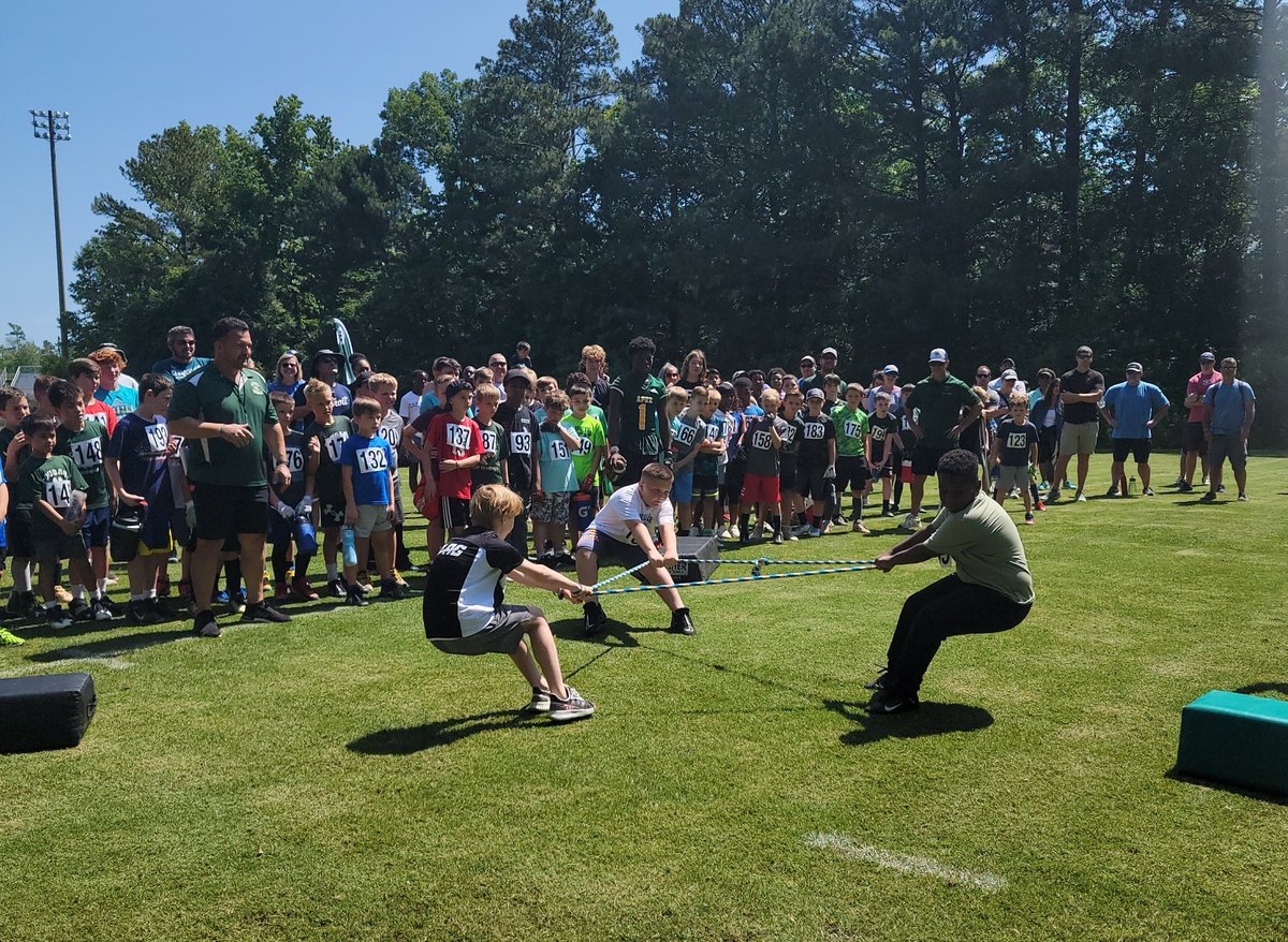 THANK YOU <a href="/ApexFB/">Apex High School Football</a> and Pop Warner Apex for the Combine this morning. 

We look forward to our 1st season with Pop Warner, in training to become AHS Cougars!