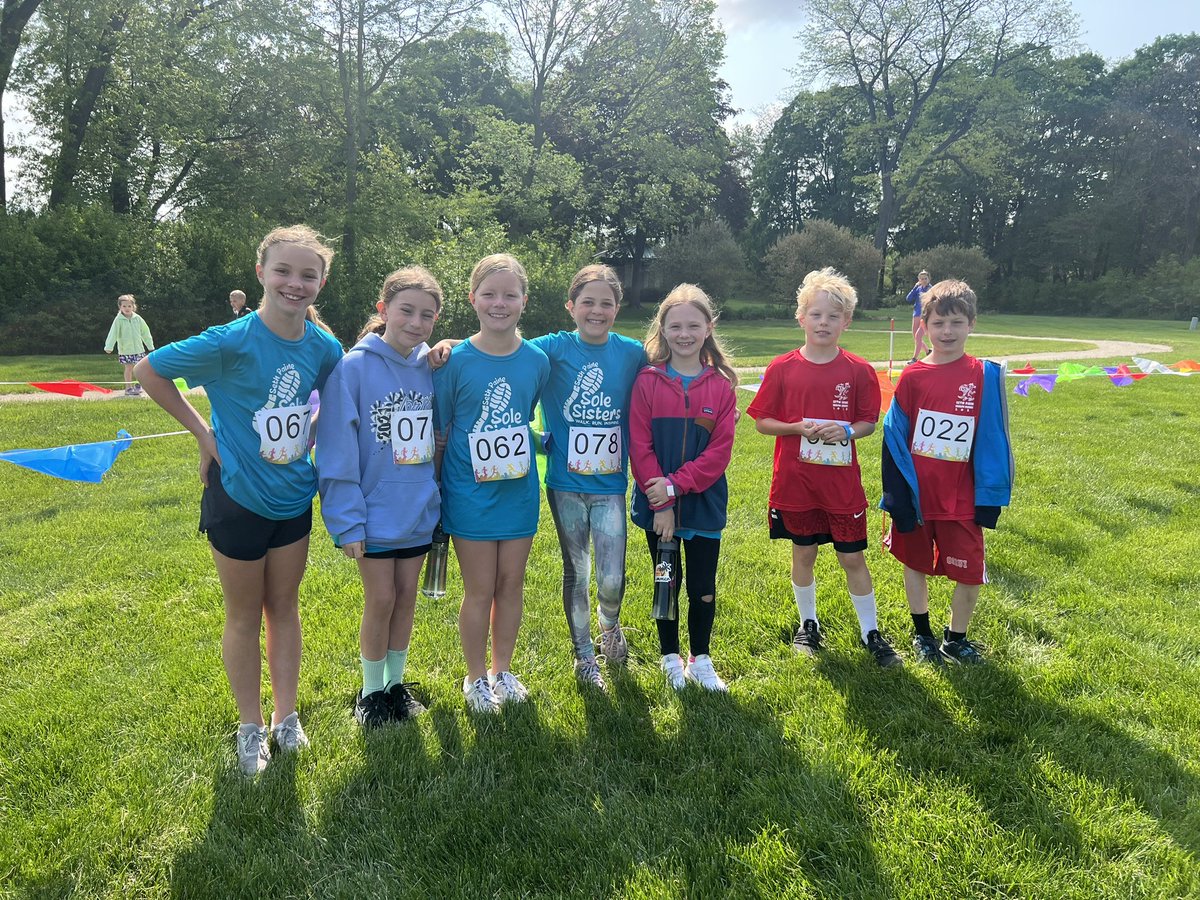 Perfect morning for the Seth Paine 5K. Way to go Soul Sisters and Dragon Runners! #BetterTogetherD95 #dragonpride