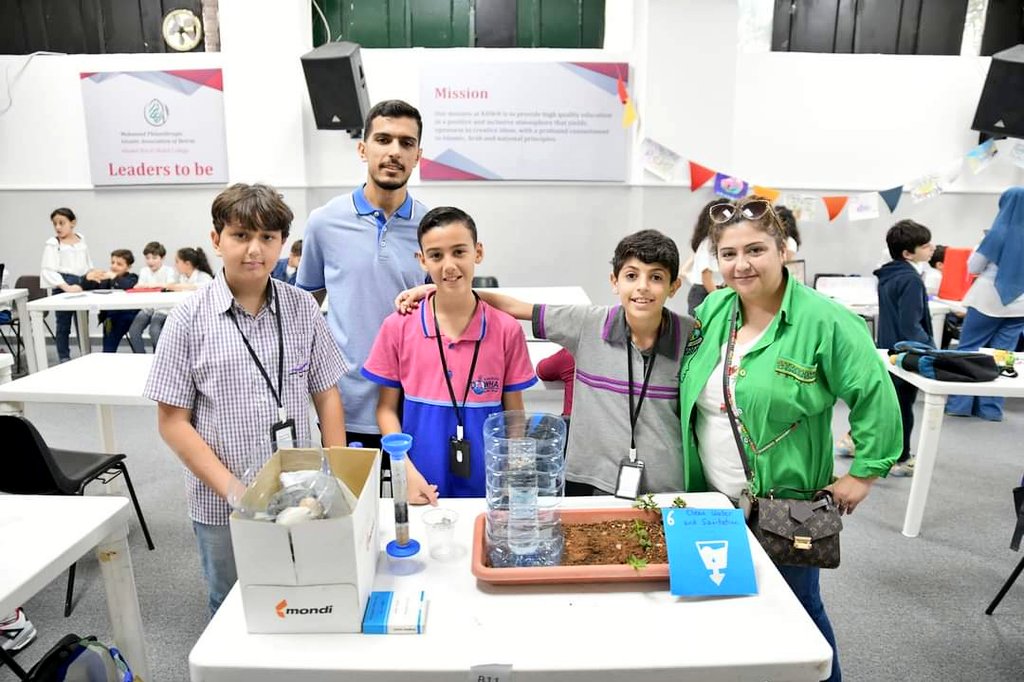 Natasha1ah's tweet photo. Dawha Steamers and Dawha A.K. teams went thru a great adventure today full of innovation and creativity during their participation in #DoUrBit 2023.They worked hard on researching, building and coding their projects under UN #SDGs .I am so proud of you steamers @makdawhaschool https://t.co/kQqBVhqeGX