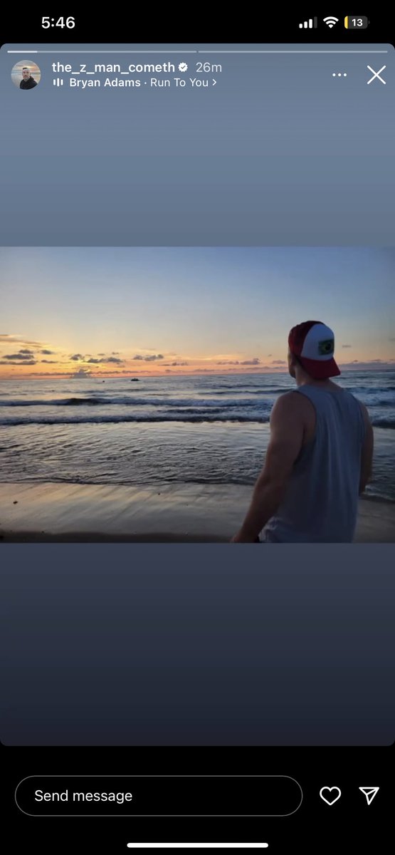 GTAVInewz's tweet photo. The RUMORED GTA 6 actor has posted a picture of himself on the beach wearing the exact clothes from the leaks. Wonder what he's hinting at? 👀 https://t.co/CMU5efKx35