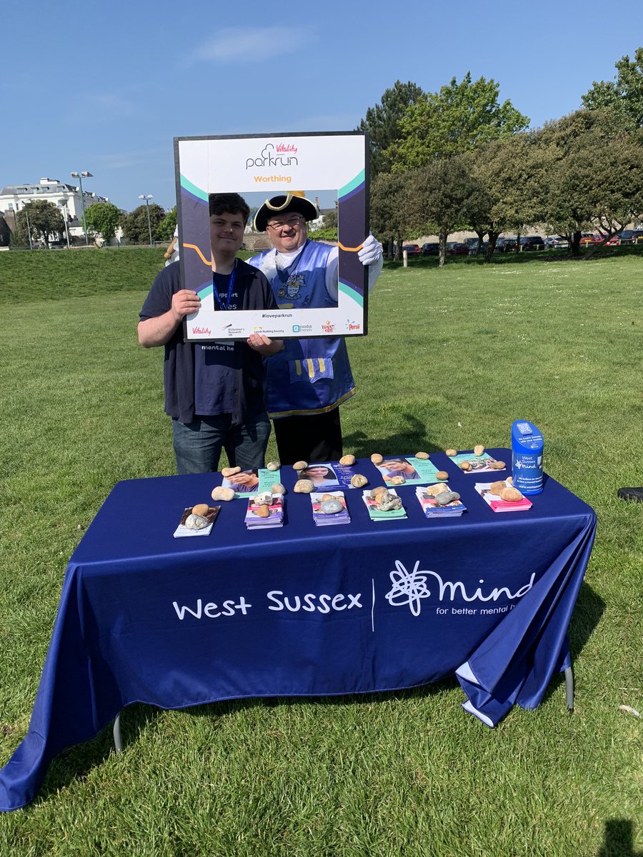@parkrunUK Had a great time in Sunny 🌞 Worthing for @Worthingparkrun at the end of #MentalHealthAwarenessWeek supporting Local Charity @WestSussexMind #loveparkrun 
#wearitblue 💙 @Vitality_UK