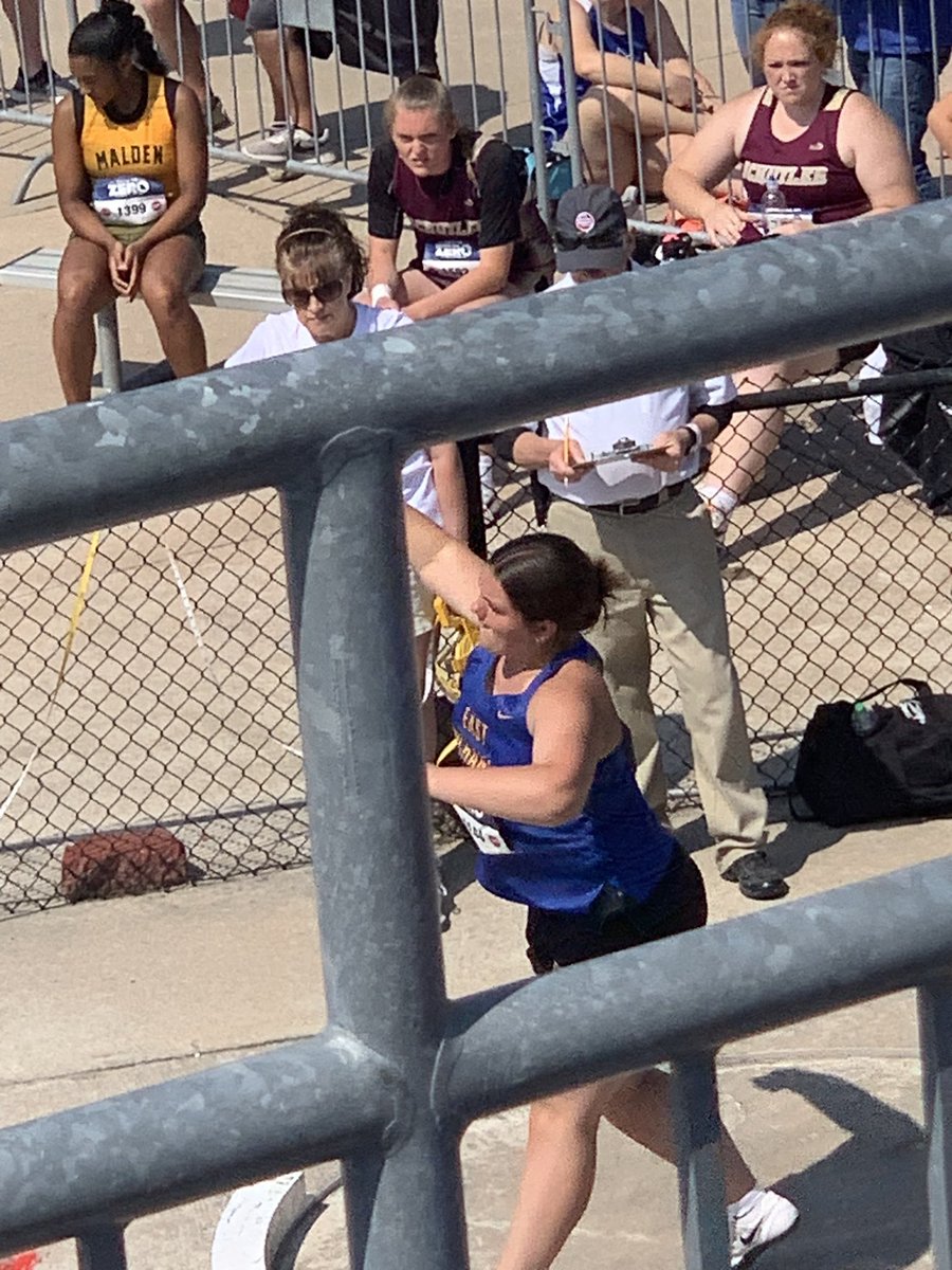 MillerEBHS's tweet photo. Freshman B Johnson East Buchanan AllState in the girls shot put with a second place finish!!   Way to Go BROOKLYN!! EB is proud of you!! @LeaderMOSports @chrisRroush @cliffnotes_pod @newspressnow @NPNOWMeikel https://t.co/37yrvPWi0a