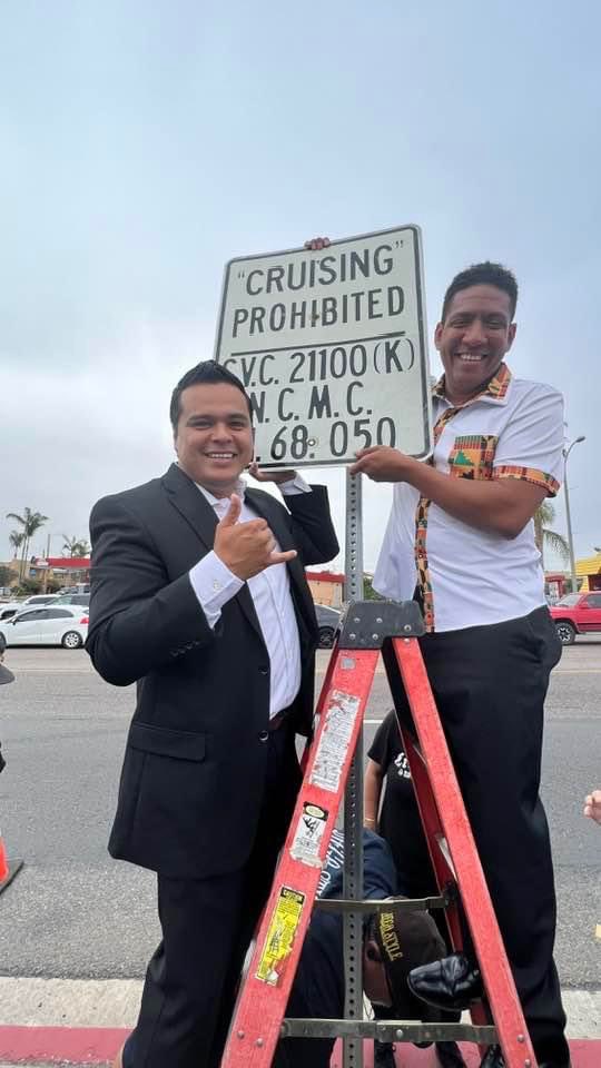 Cruising is not a crime! Thanks United Lowrider Coalition, @MarcusBush_NC, Ditas Yamane and @LuzMolina4NC for always supporting the repeal! 

#NationalCity #CruisingIsNotACrime