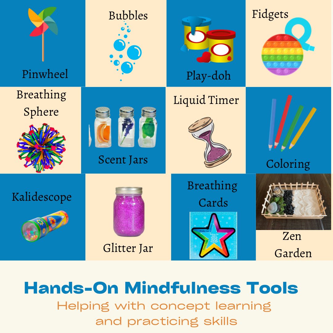 The idea of being present in the moment can be an abstract concept for children. Using tools that are visual and tactile helps children to acquire mindful awareness by engaging their senses. 

#mindfulness #mindfulpractice #handsonlearning #sensoryexperience #childhoodmatters