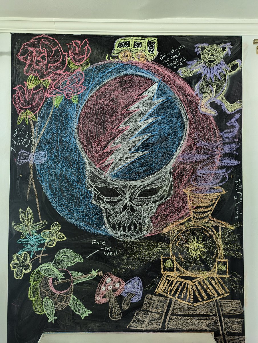 rlstein2's tweet image. One more Saturday night
#DeadandCompany 
#ChalkArt