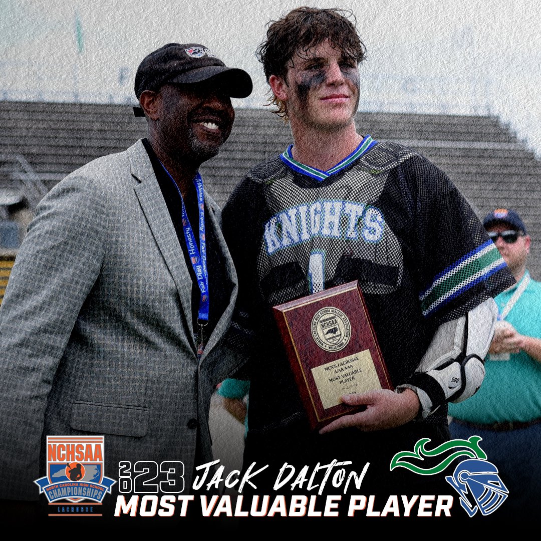 The Lake Norman Charter Knights going BACK TO BACK! They are your 1A/2A/3A NCHSAA Men’s Lacrosse State Champions! #ourtime