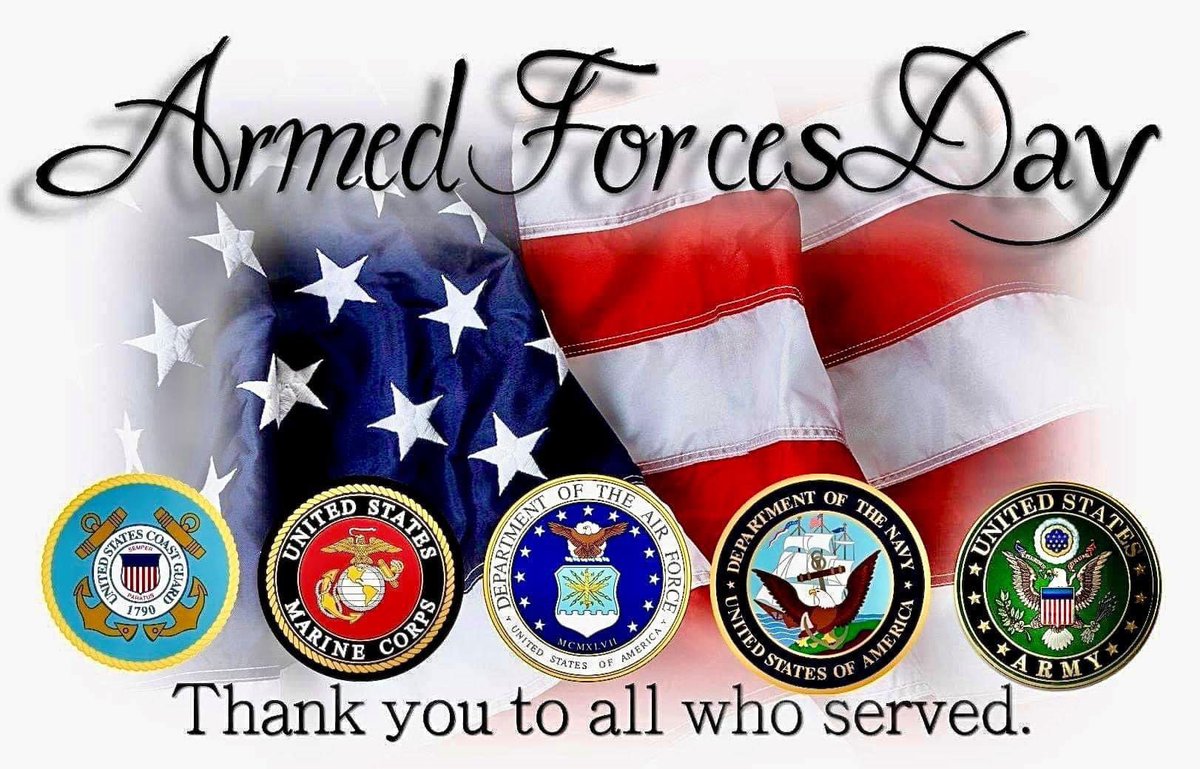 Happy Armed Forces Day! Thank you to all who serve and all who have served!

#anchoredinnavalstationnorfolk
#ArmedForcesDay
