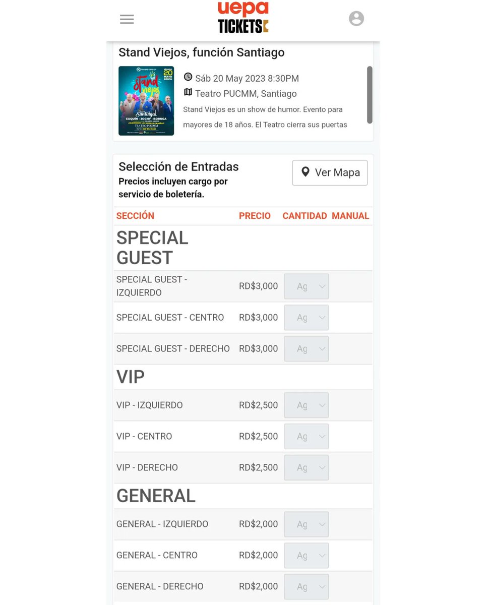 Santiago, que caballero eres!!!

GRACIAS!!!!

Estamos sold out para esta noche, #StandViejos a toda capacidad en el Teatro de la PUCMM. 

Gracias a todos los medios de comunicación que nos apoyaron para hacer esto realidad.

Nos vemos esta noche Dios mediante!