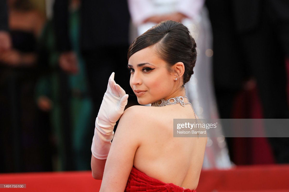 SofiaCTeams's tweet photo. More pics of Sofia Carson attends the "Killers Of The Flower Moon" red carpet during the 76th annual Cannes film festival at Palais des Festivals #cannesfilmfestival #sofiacarson https://t.co/UeKAGRFOqo