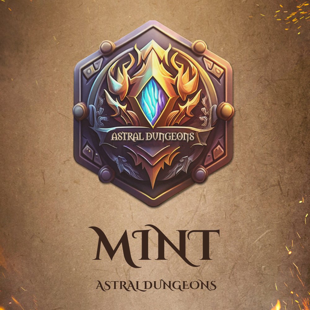 #Freemint in one hour ⌛

Are you guys ready 🧙! #astraldungeons