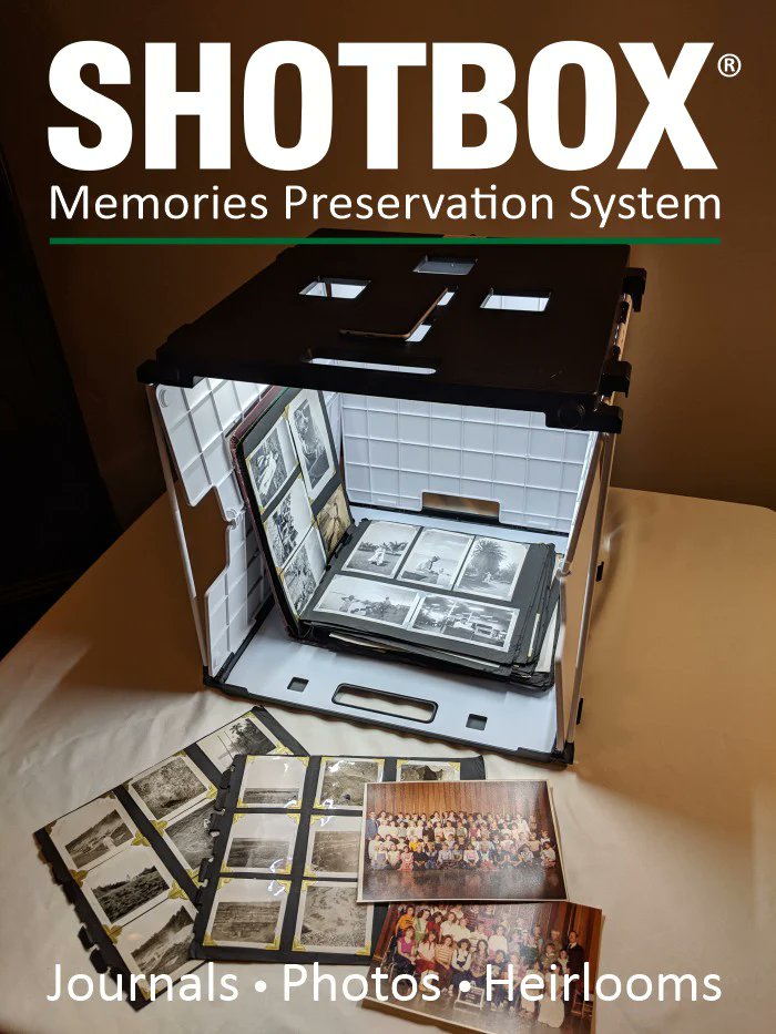 shotboxme's tweet photo. https://t.co/7QVBnfpA4W
The SHOTBOX is a fast and easy scanner. Get high quality scans of journals, scrapbooks, photos, or documents just using your phone.
#Camera #Photos #Shotbox #ShotboxMe #PortableStudio https://t.co/T4hEHTcHEs