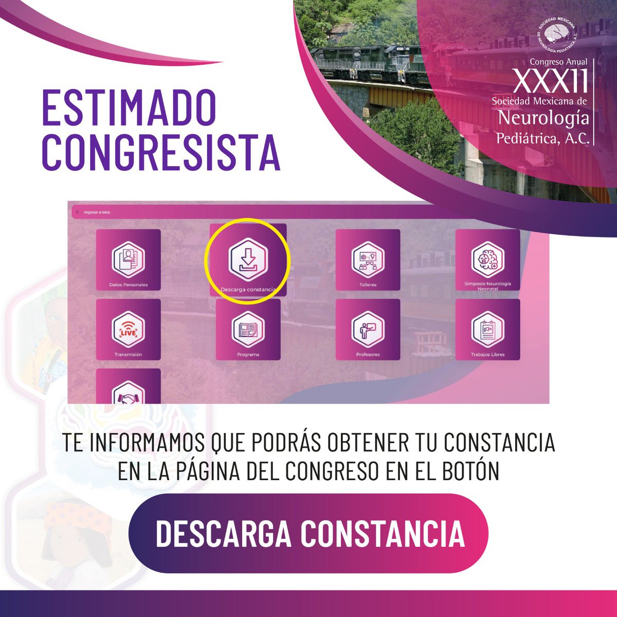 Sociedad Mexicana de Neurología Pediátrica tweet media