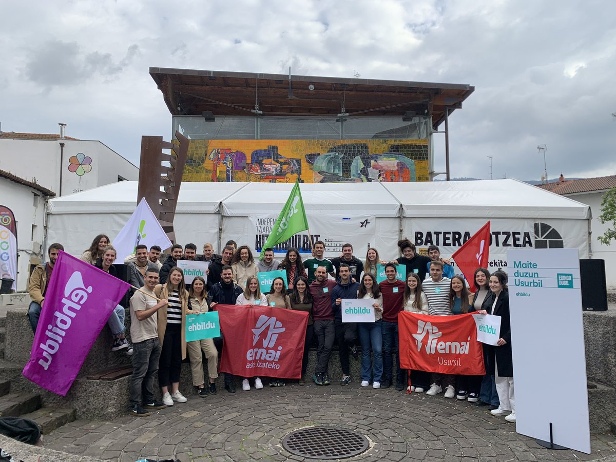 EH Bildu da gazteon proiektua, udalgintza ezkertiar eta eraldatzailean sinesten dugulako, baina baita Euskal Herriari begirako proiektu askatzaile integralean ere. 

Datorren igandekoa, hitzordu garrantzitsua izango da gazteontzat ere! 

Gora euskal gazteria!✊🏻

#EgingoDugu