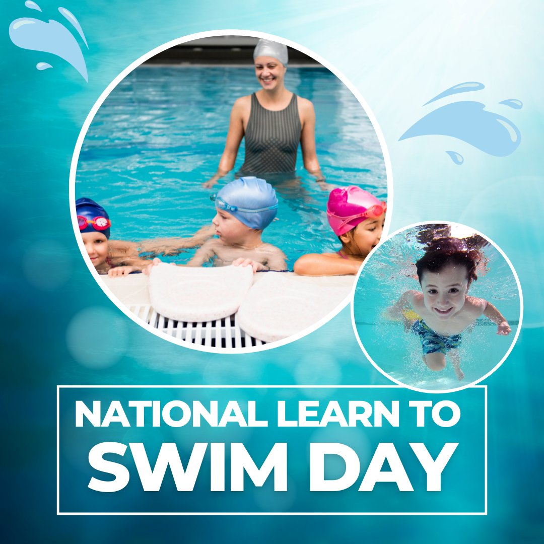 Today is National Learn to Swim Day! This summer, spend time teaching others about the importance of water safety in and around a swimming pool.