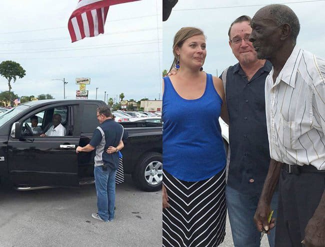 dom_lucre's tweet image. 83-year-old John Joyce makes a living by mowing lawns. But when his 20-year-old truck died, he had no choice but to push his lawnmower for miles to serve his customers. One of his customers started a fund-raising campaign to help him and they were able to raise enough money to…