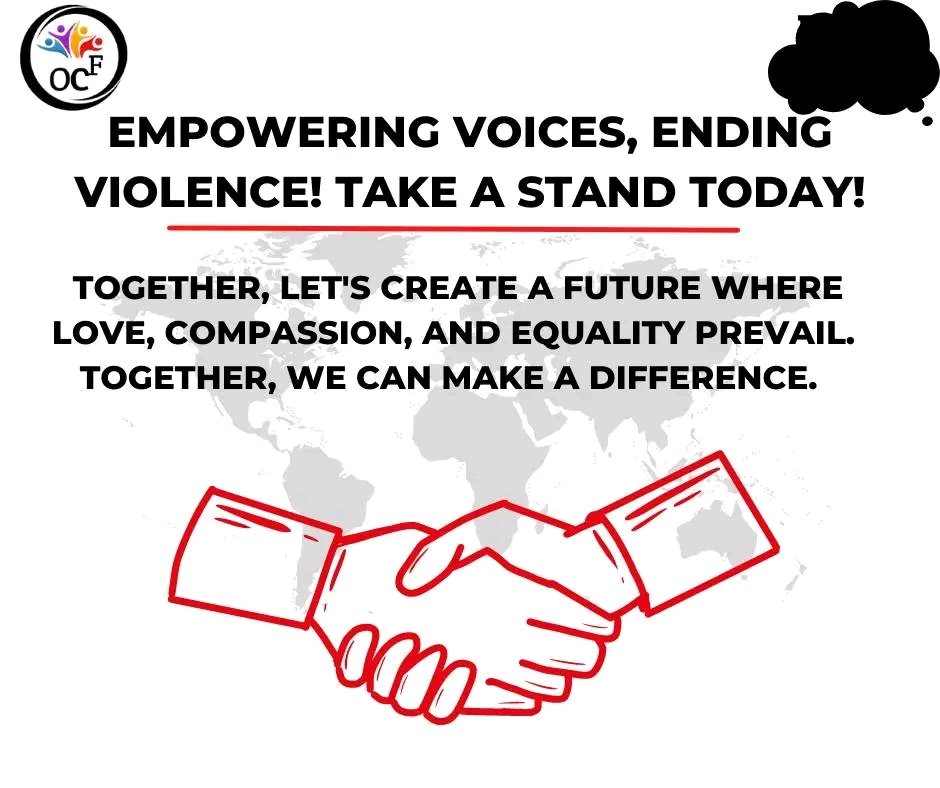 🌻💜 Empowering Voices, Ending Violence! Take a Stand Today! 🙌✨
We believe in a world where everyone's voice is heard and respected. 
#EmpowerVoices #EndGenderViolence #LoveAndEquality #TogetherWeCan