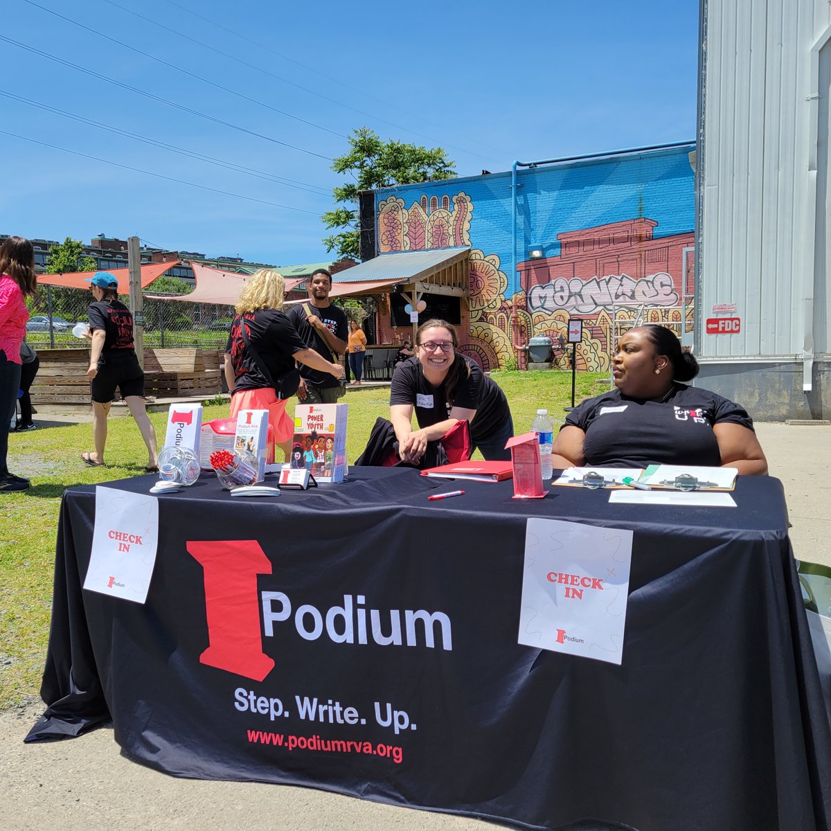 And so it begins! Podium RVA’s Citywide Scavenger Hunt is here at Mainline Brewery! We are so excited to get the event underway, see you soon!