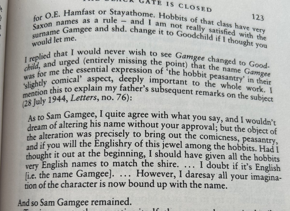 Holbytla_'s tweet photo. #Tolkien #SamGamgee #Hobbits #Shirefolk
J.R.R. discussing the name of Samwise with his son https://t.co/0b4bv5EdOT