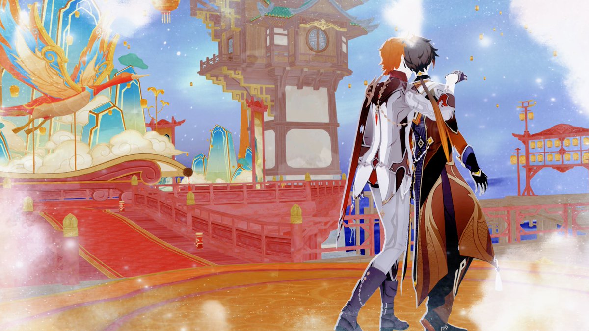 mikarin_Z's tweet photo. [Tartali | 💧🔶] “Xiansheng… It’s been a while since we last had lunch together, huh? How about we dine together, just like before~” https://t.co/RCeAhEZss5