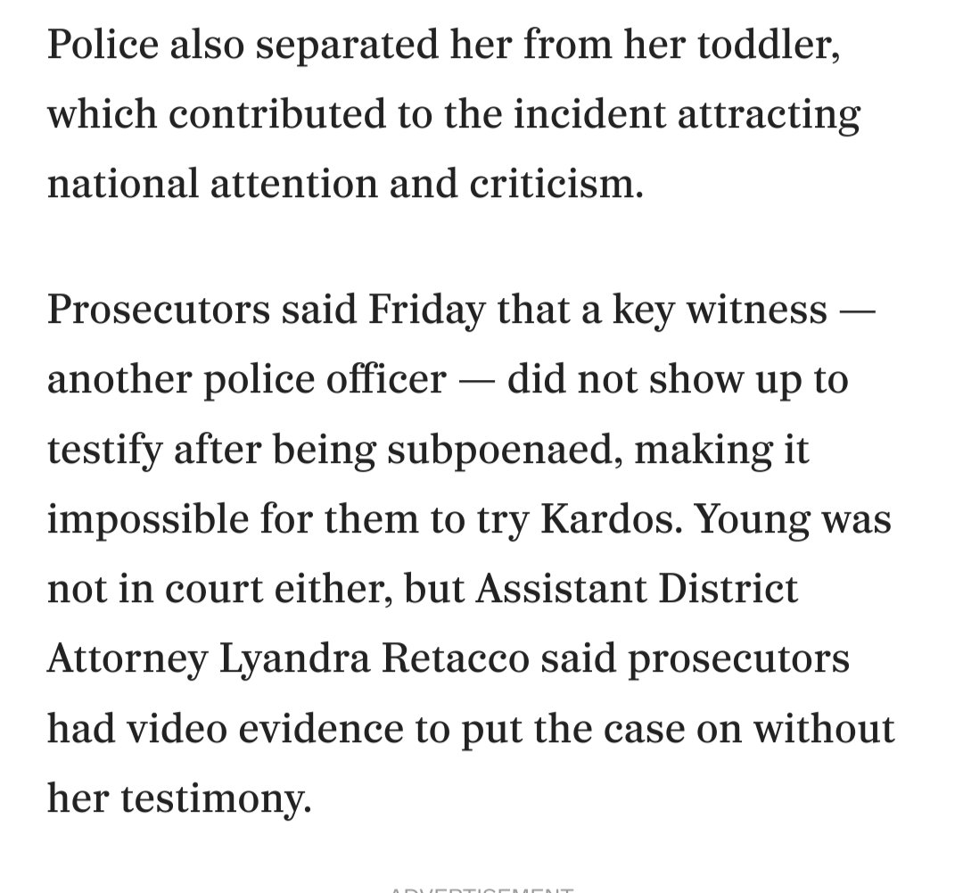 mr_saltz's tweet photo. Philadelphia police beat an innocent woman and kidnap her child but escape punishment because a key witness refuses to testify

That witness? Another Philadelphia police officer https://t.co/PUVMdPTaZV