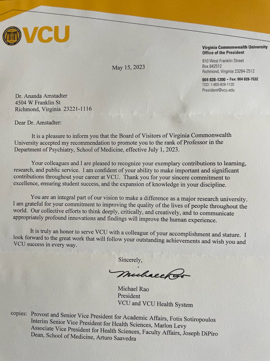 Ananda Amstadter, PhD tweet media