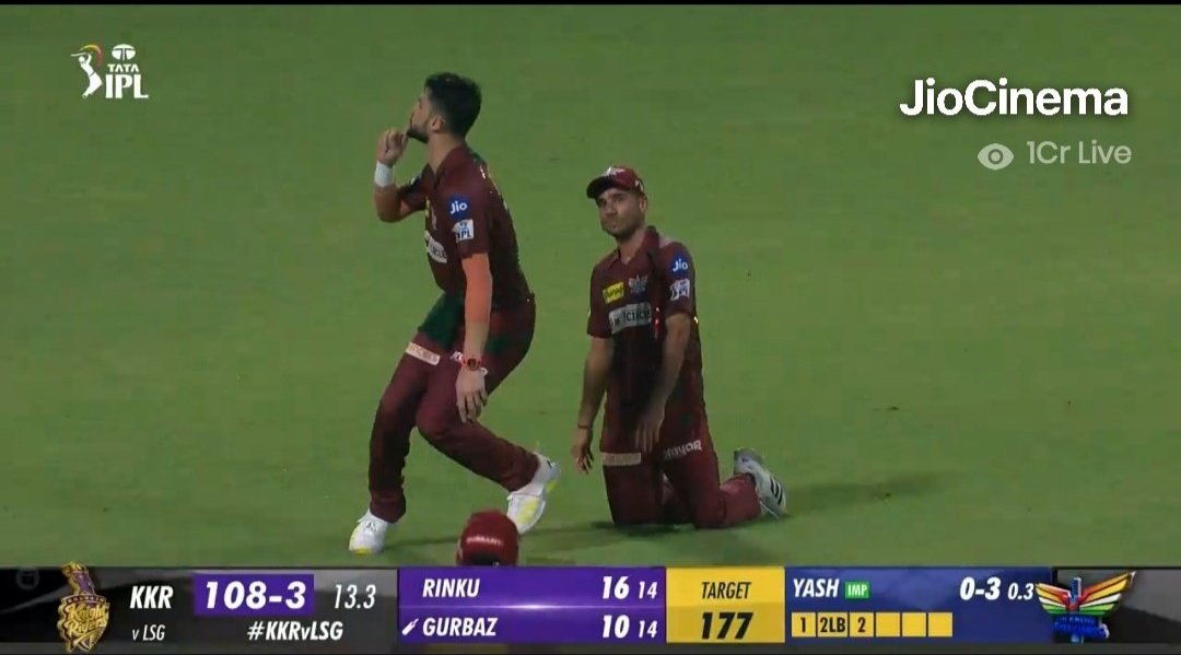 msd_pankha's tweet photo. @naveenulhaq66 continuously increasing his haters...now #KKR 
#KKRvsLSG https://t.co/C9rgb2vDYg
