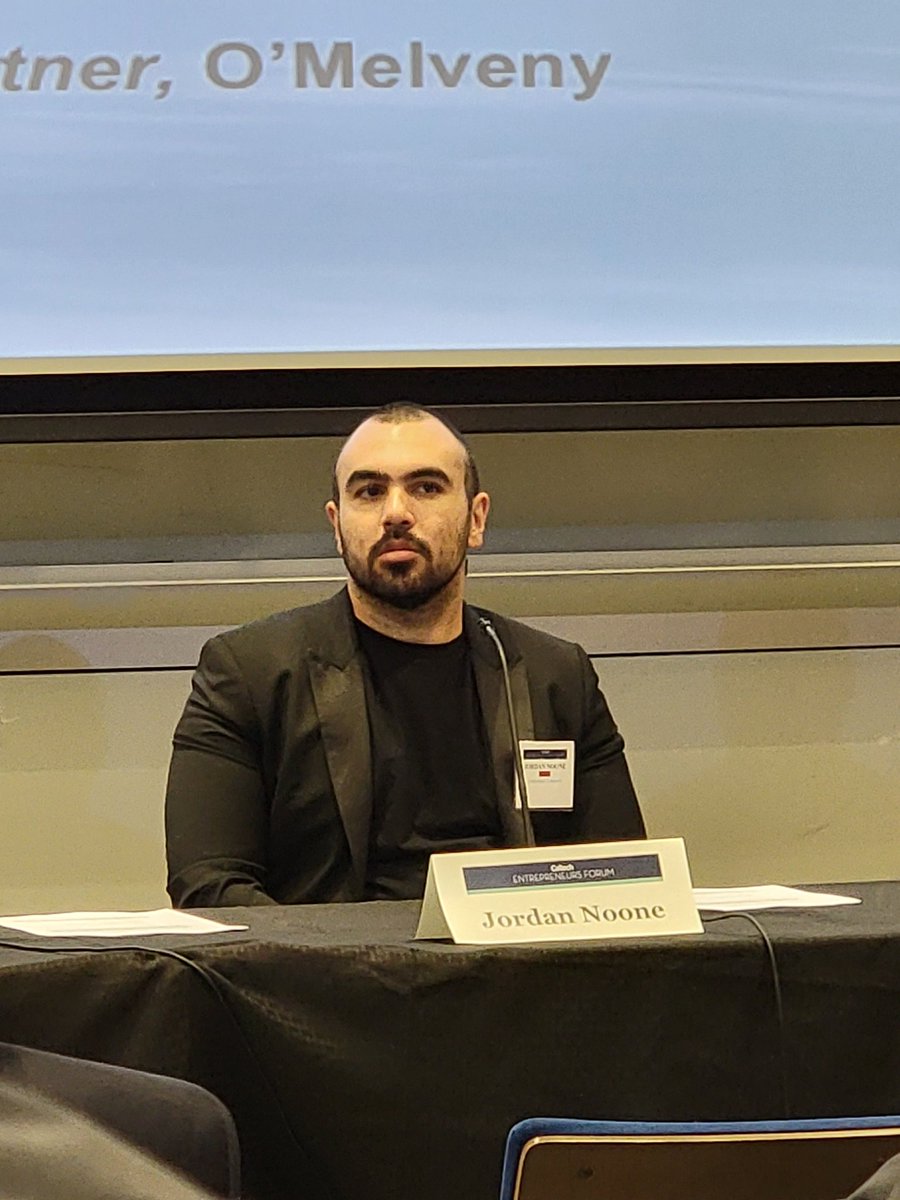 theliftoffs's tweet photo. Listening to @theJordanNoone , cofounder of @relativityspace at @EntForumCaltech speak about the experience of cold emailing @mcuban to raise $500k: "Space is sexy! 3D printing a rocket" was his headline. https://t.co/nAYUJwjd1I