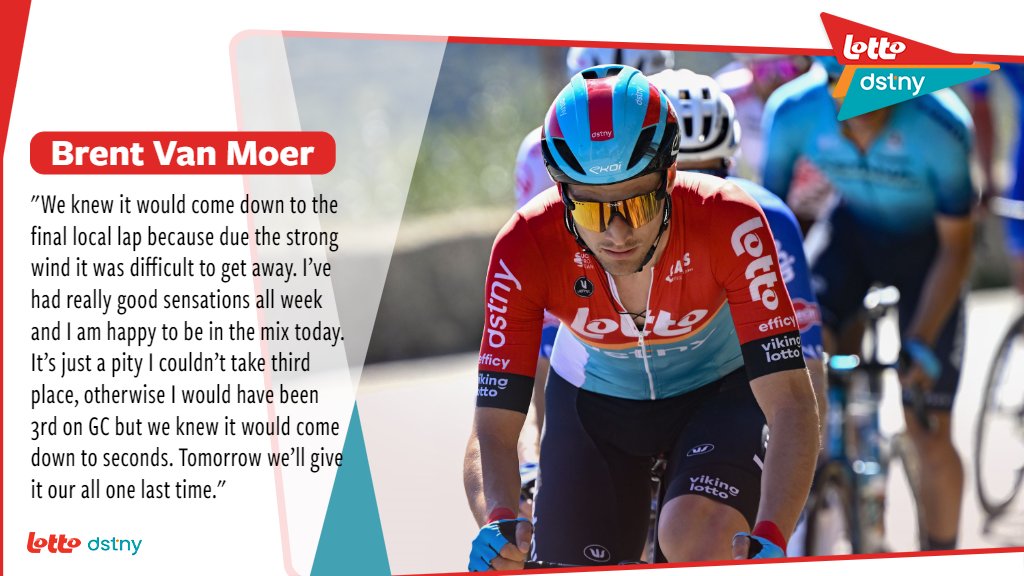 🇫🇷 #4JDD

💬 Post race reaction from <a href="/Brentvanmoer/">Brent Van Moer</a> after putting in a strong ride at 4 Jours de Dunkerque.