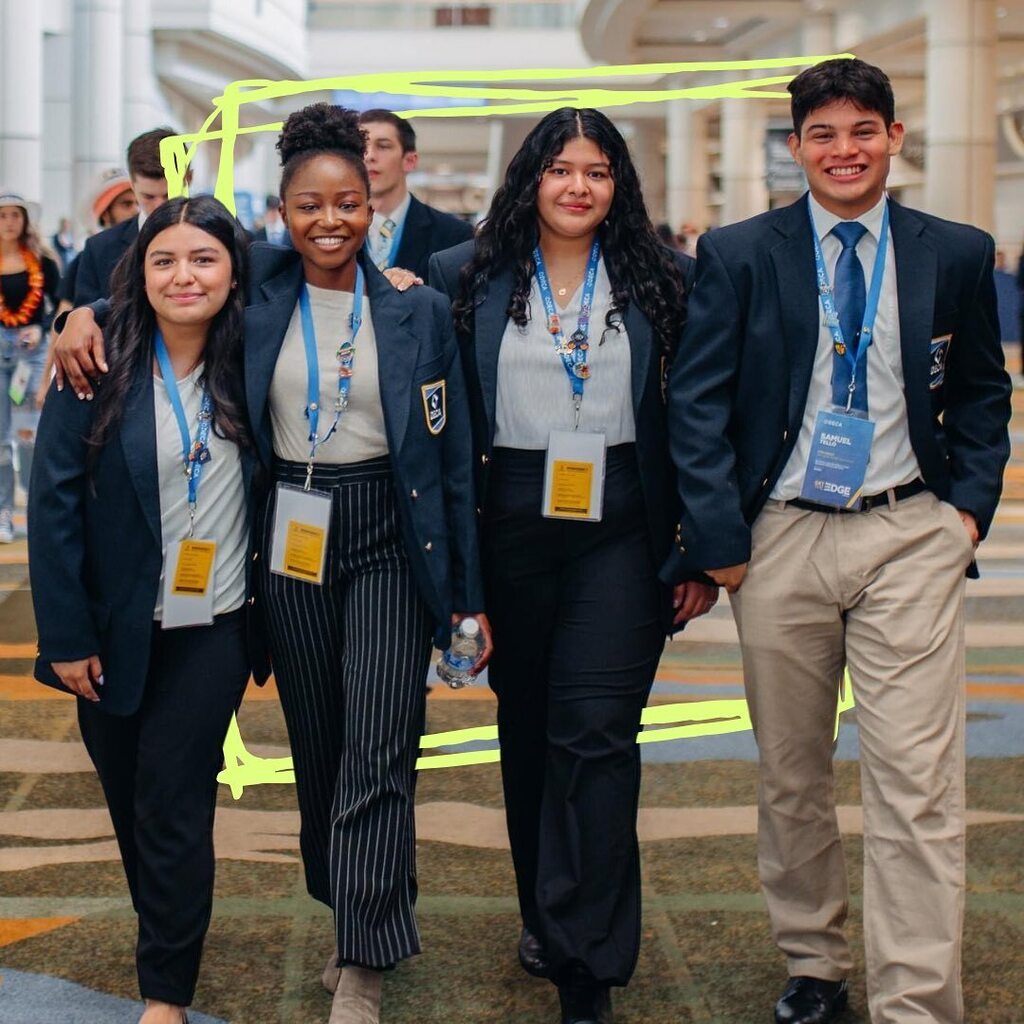 Walking into summer like^^^ 
We are so proud of each and every one of you! You helped us make this one of our best years yet! We #gottheedge and it’s now time to #experiencethedifference 
See you in the fall! #weARdeca instagr.am/p/CseRZ08xM15/