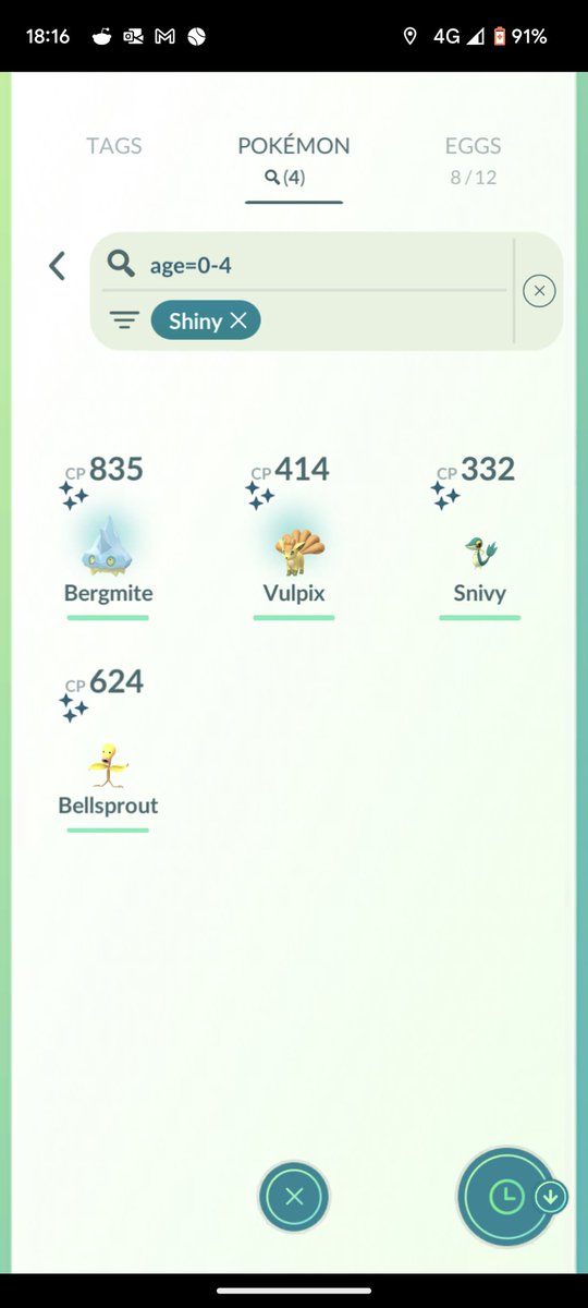 WamdueC's tweet photo. #ShinyPokemon #shiny #PokemonGO
#pokemongocommunityday @pokemongoappuk @PokemonGoApp
#ninatic
Me: let's try save some space, before comday
Ninatic: https://t.co/pKCRGCjMFa